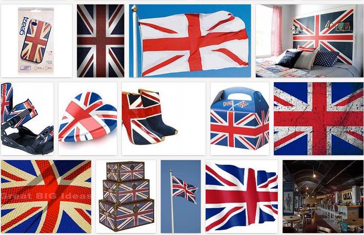 Любой предмет можно украсить Британским флагом. Что самое удивительное - это будет выглядеть стильно!