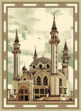 Однотонный ковер Фауна 50520 Мечеть