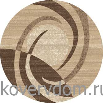 Ковер MEGA CARVING d264 BEIGE Круг