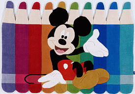 Ковер SH Carpets Co. Ltd ручной работы Disney Mickey Mouse 10475