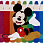Ковер ручной работы Disney Mickey Mouse 10475
