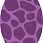 Ковер COMFORT SHAGGY 2 s616 LILAC-PURPLE Овал