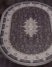 Ковер FARSI 1200 G247 DARK GRAY Овал