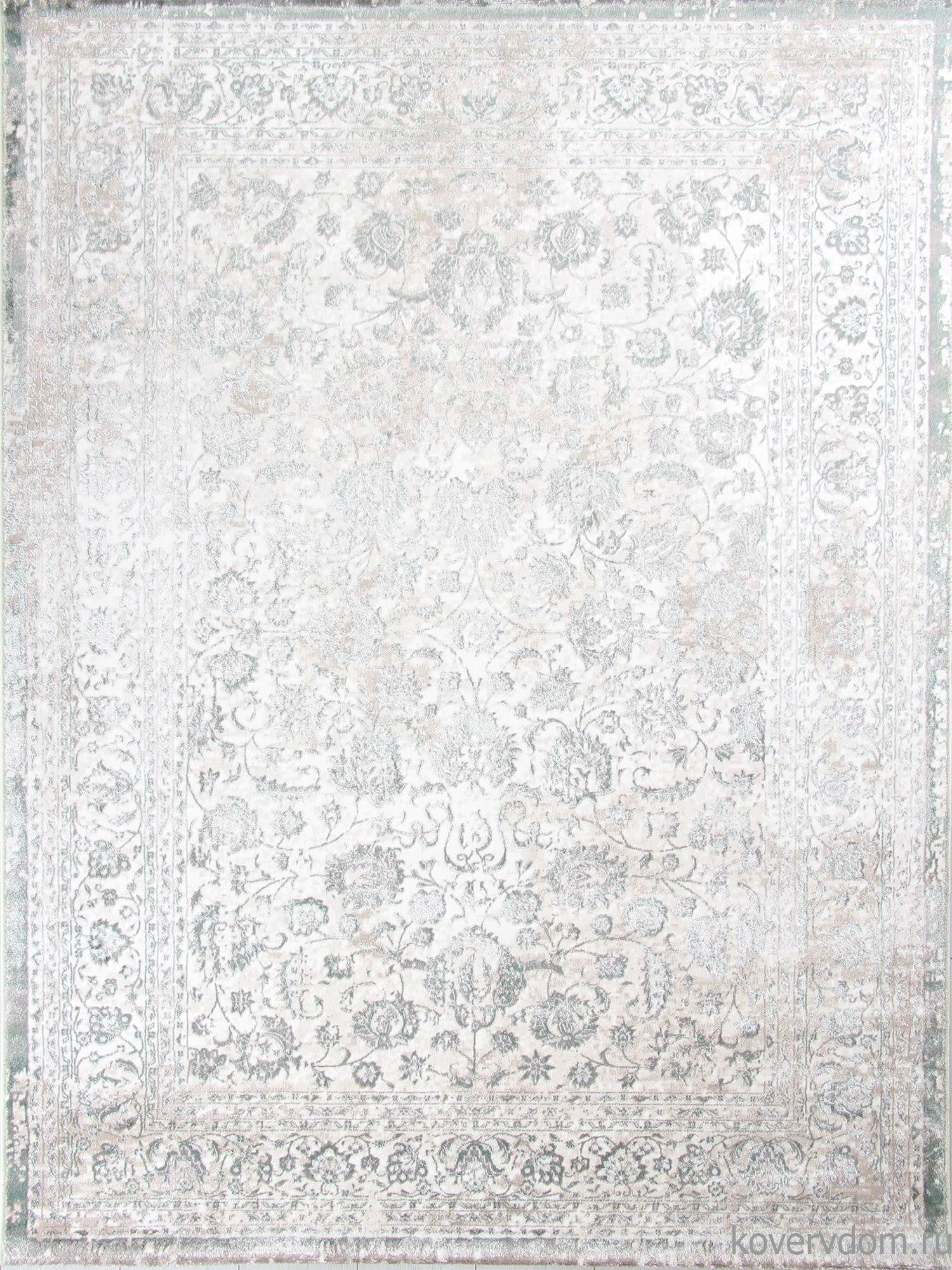 Ковер LILY 8504A S.WHITE / P.GREEN