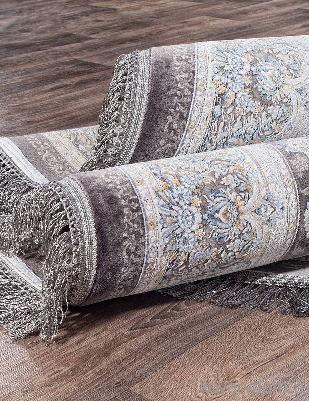 Ковер FARSI 1200 G256 DARK GRAY Овал