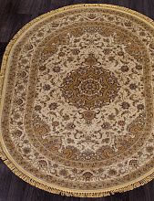 Ковер BUHARA d158 CREAM Овал