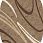 Ковер MEGA CARVING D265 BEIGE Овал