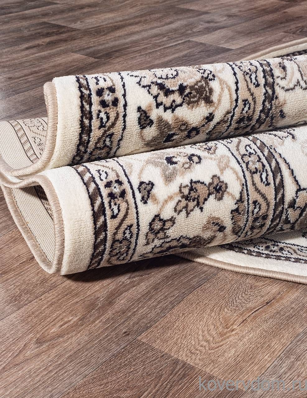 Ковер VALENCIA DELUXE D251 CREAM-BROWN Овал Ковер VALENCIA DELUXE D251 CREAM-BROWN Овал