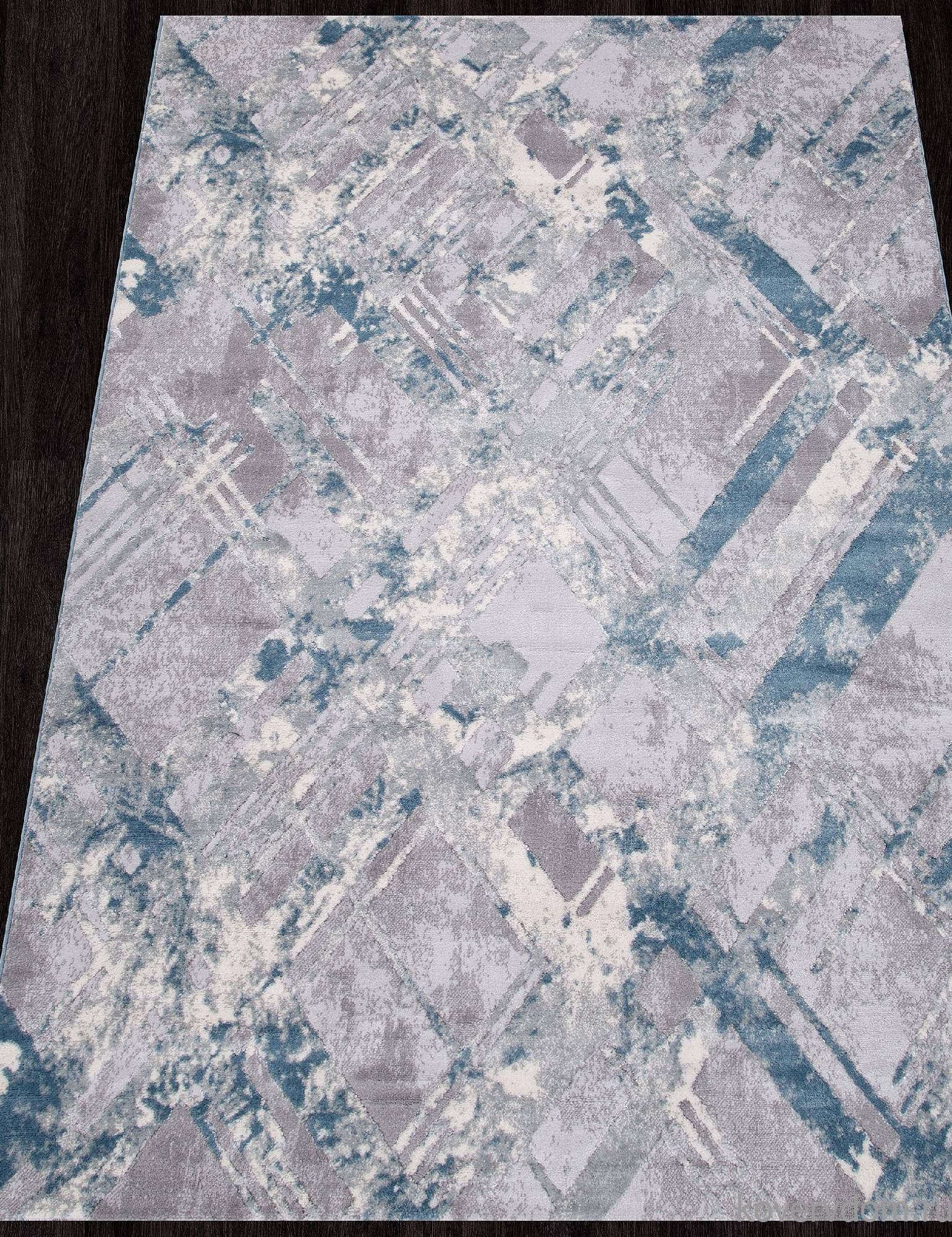 Ковер Valentino V134A D.GREY SHRINK / L.BLUE HEATSET
