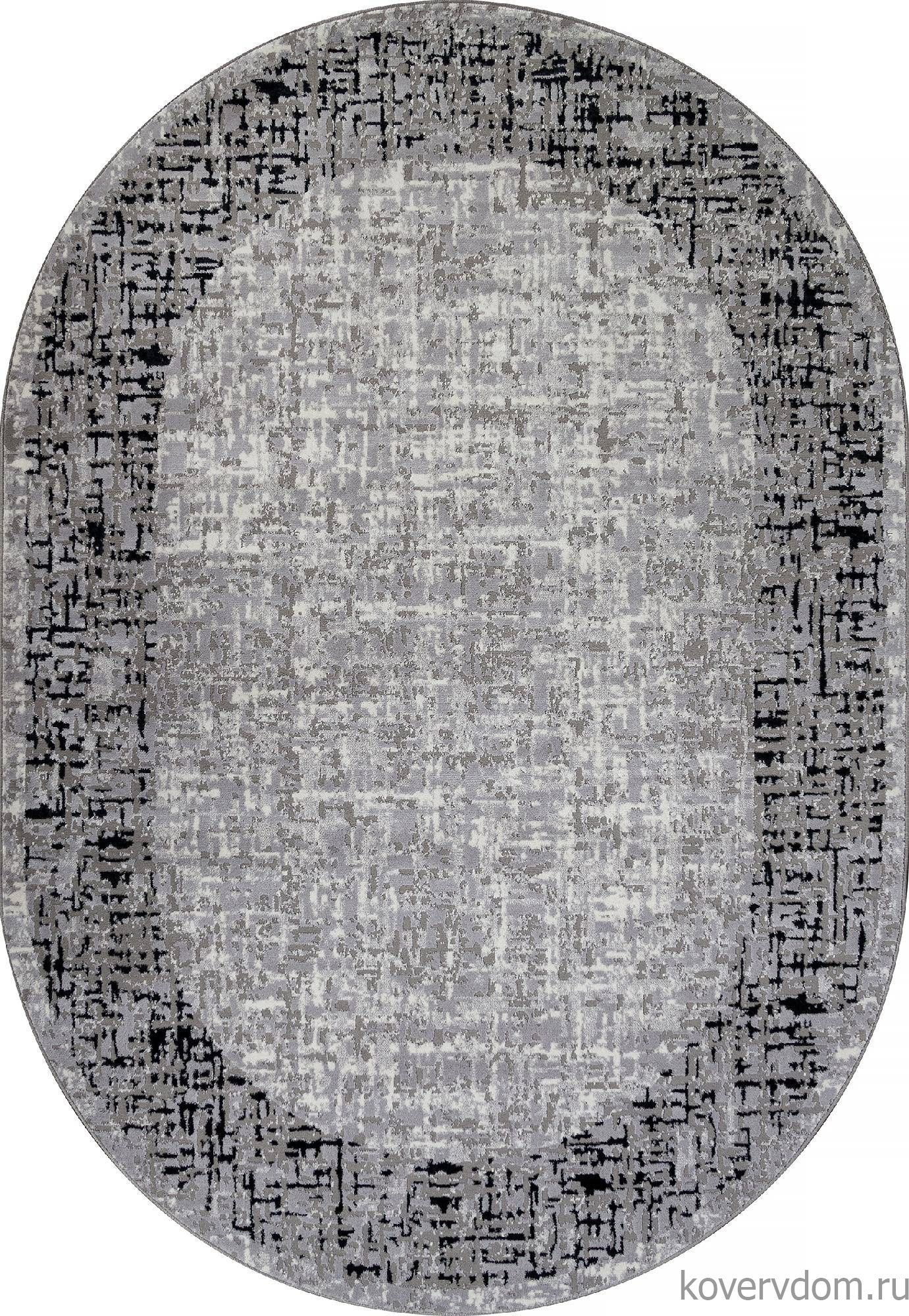 Ковер PALERMO F292 DARK GRAY Овал Ковер PALERMO F292 DARK GRAY Овал