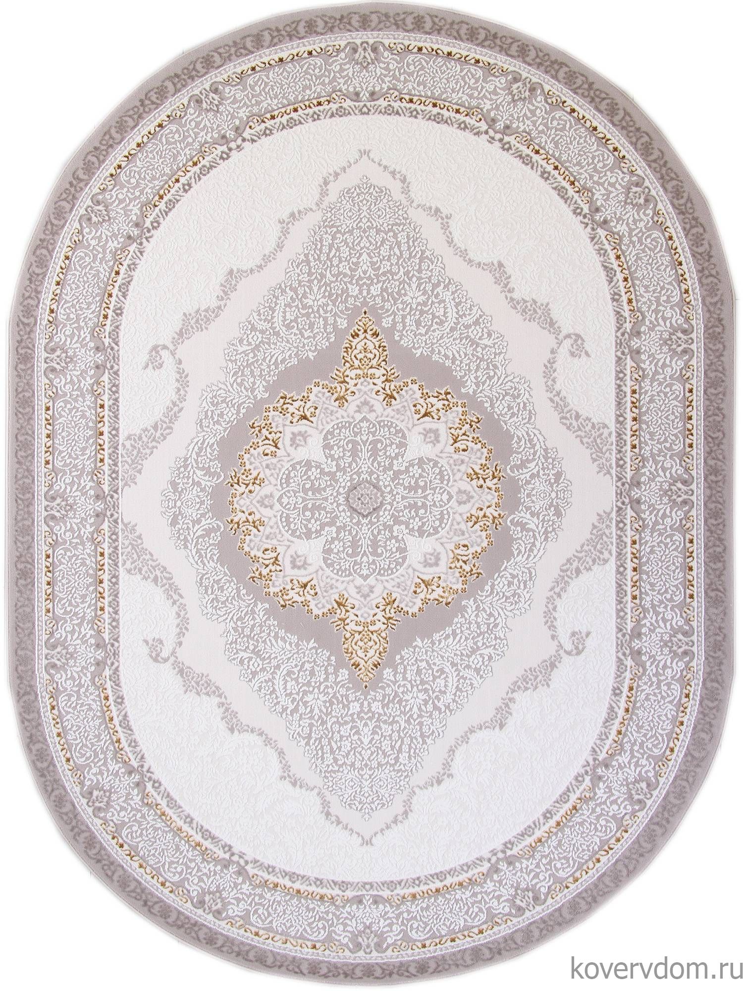 Ковер NENSI GL193A BROWN / BROWN Овал