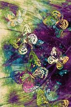 Ковер с бабочками детский Бабочки FUNKY FRU violet