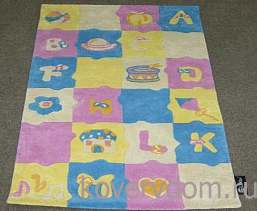 Детский ковер из хлопка  Kids Nursery rug Multi 