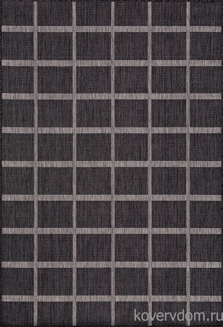 Ковер циновка VEGAS S004 BLACK-GRAY