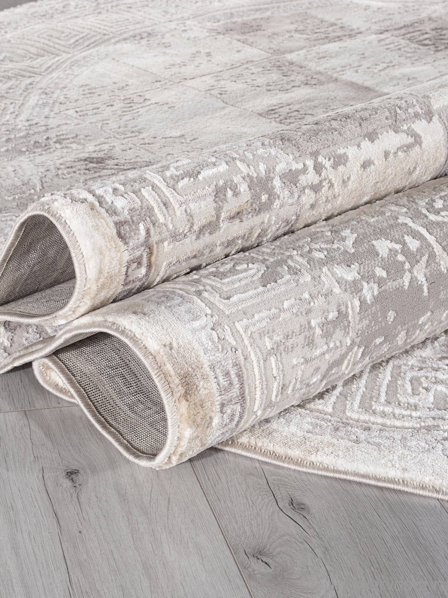 Ковер LUCCI P0411 L.GRAY / PLY A.GRI COKME Овал