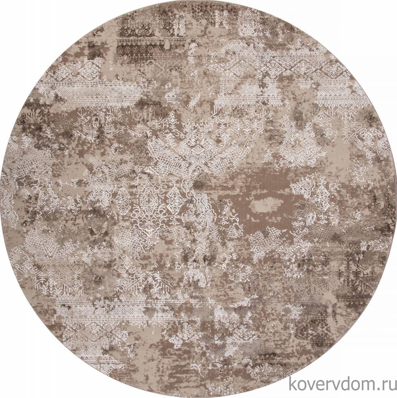 Ковер ARMINA 03851B BROWN / BROWN Круг Ковер ARMINA 03851B BROWN / BROWN Круг