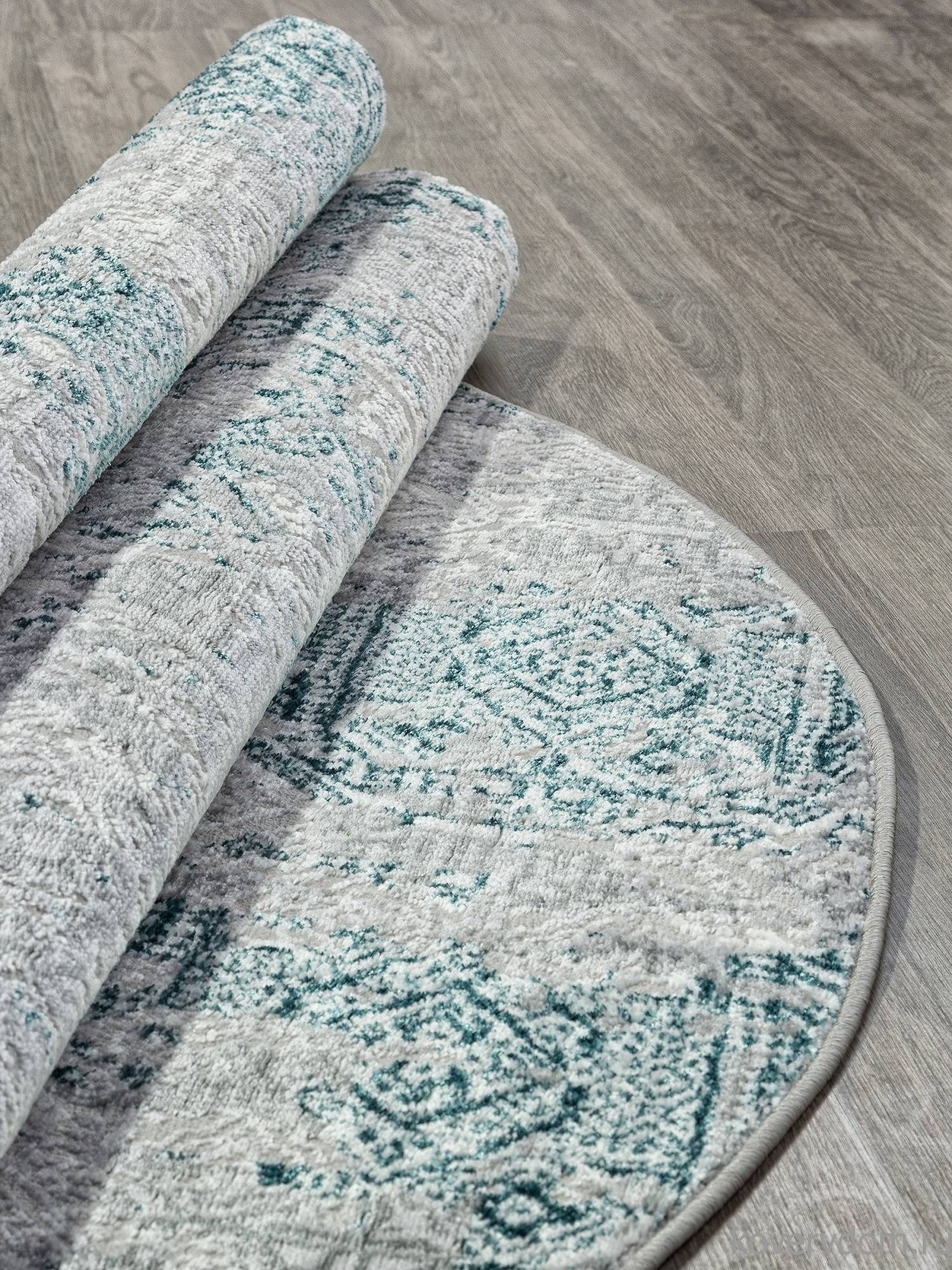 Ковер PALERMO F281 GRAY Овал Ковер PALERMO F281 GRAY Овал