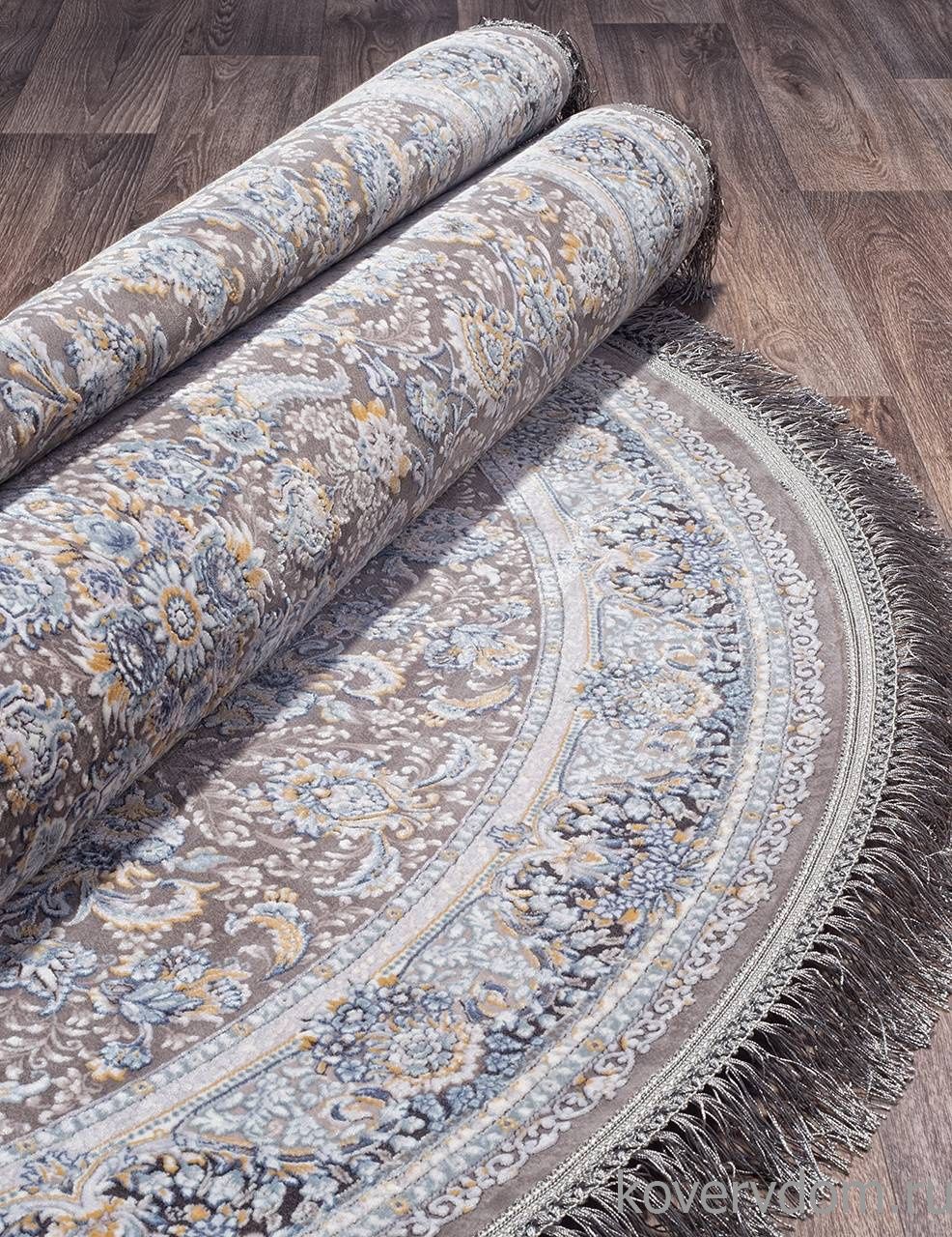 Ковер FARSI 1200 G256 GRAY Овал