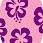 Ковер COMFORT SHAGGY 2 s605 PINK-PURPLE Овал