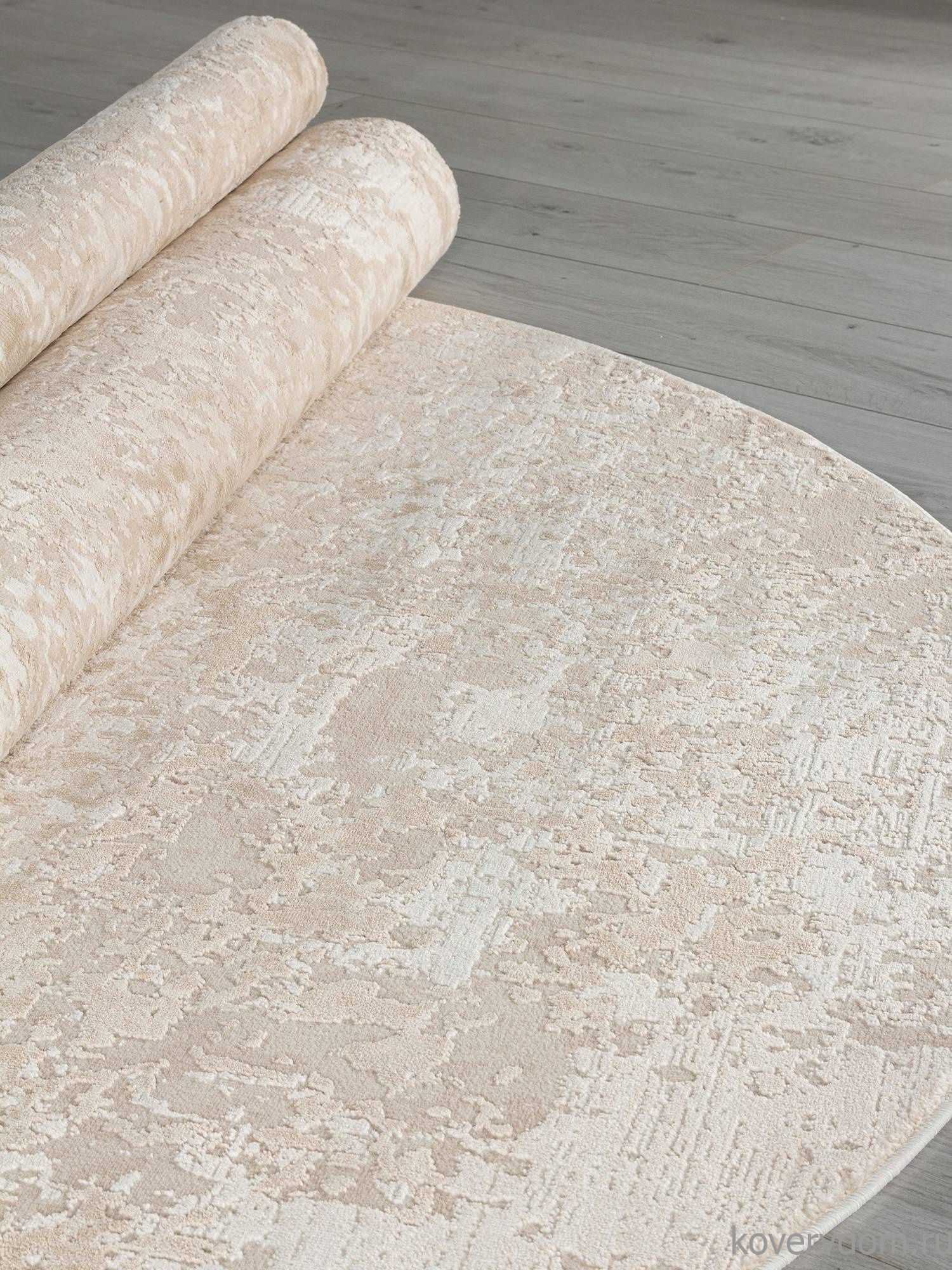 Ковер SIESTA M028A LIGHT BEIGE / BEIGE Овал Ковер SIESTA M028A LIGHT BEIGE / BEIGE Овал