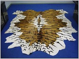 Ковер под шкуры животных-шкура Тигр Уссурийский два цвета