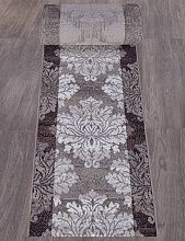 Круглый ковровая дорожка SILVER d213 GRAY-PURPLE