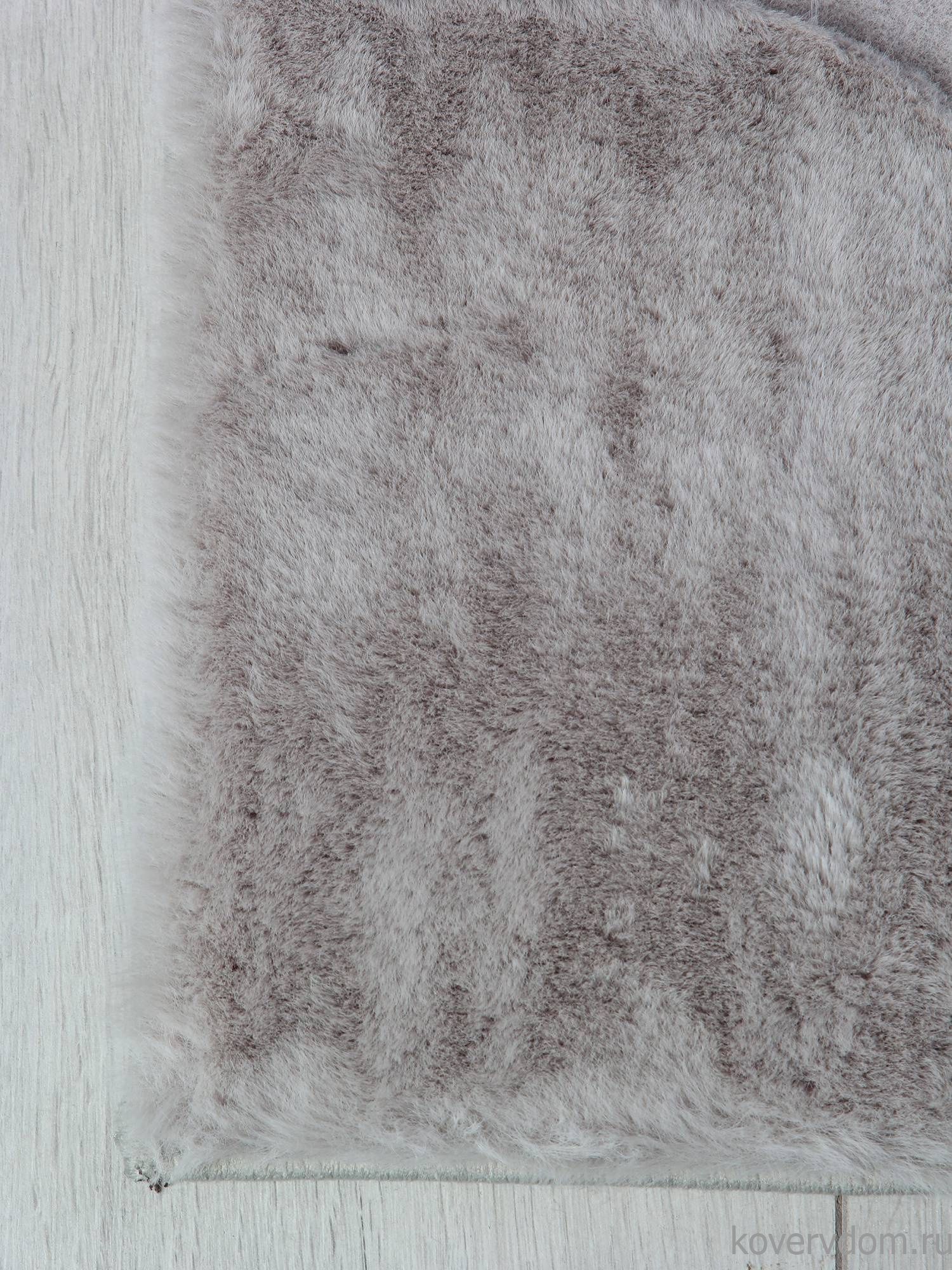 Ковер из искусственного меха RABBIT CARVING PX4001 GREY / GREY