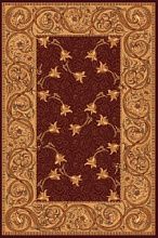 Овальный ковер обычный ворс AGNUS SALOME burgundy ОВАЛ