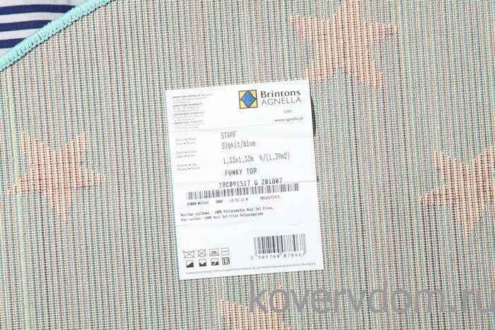Ковер детский FUNKY TOP STARF blue ROUND Ковер детский FUNKY TOP STARF blue ROUND