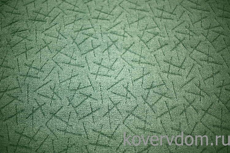 Однотонный ковер-палас Corsica 619 зеленый