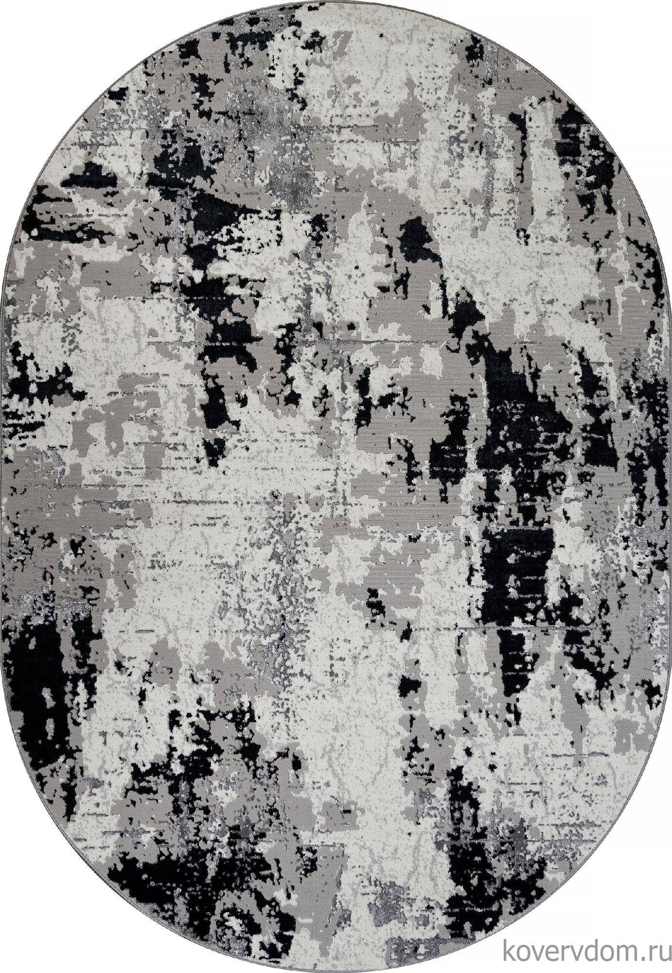Ковер PALERMO F285 DARK GRAY Овал Ковер PALERMO F285 DARK GRAY Овал