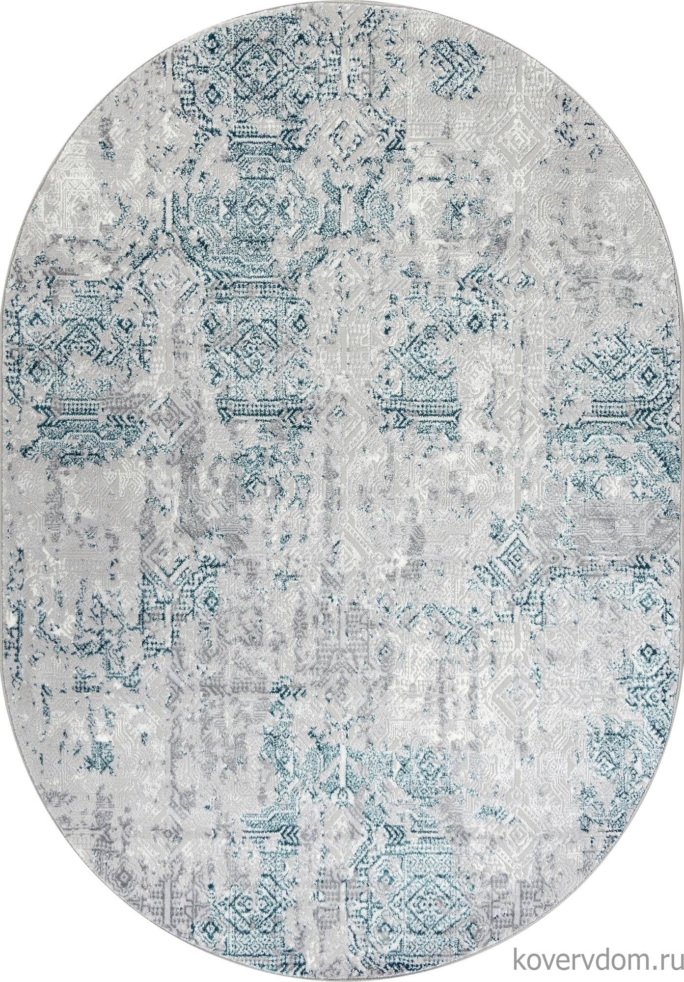 Ковер PALERMO F281 GRAY Овал Ковер PALERMO F281 GRAY Овал