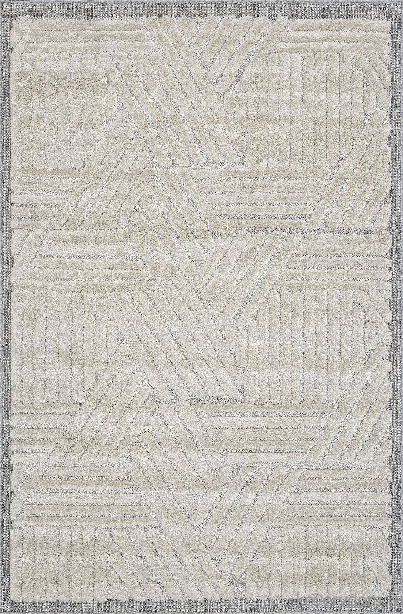 Ковер TUNIS-A 6607A WHITE / WHITE Ковер TUNIS-A 6607A WHITE / WHITE
