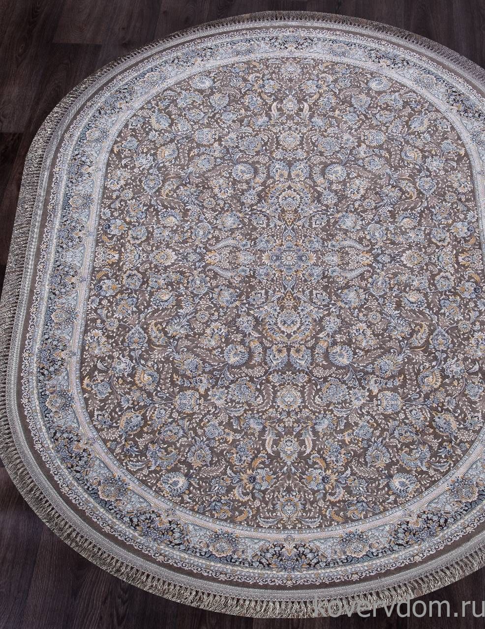Ковер FARSI 1200 G256 GRAY Овал