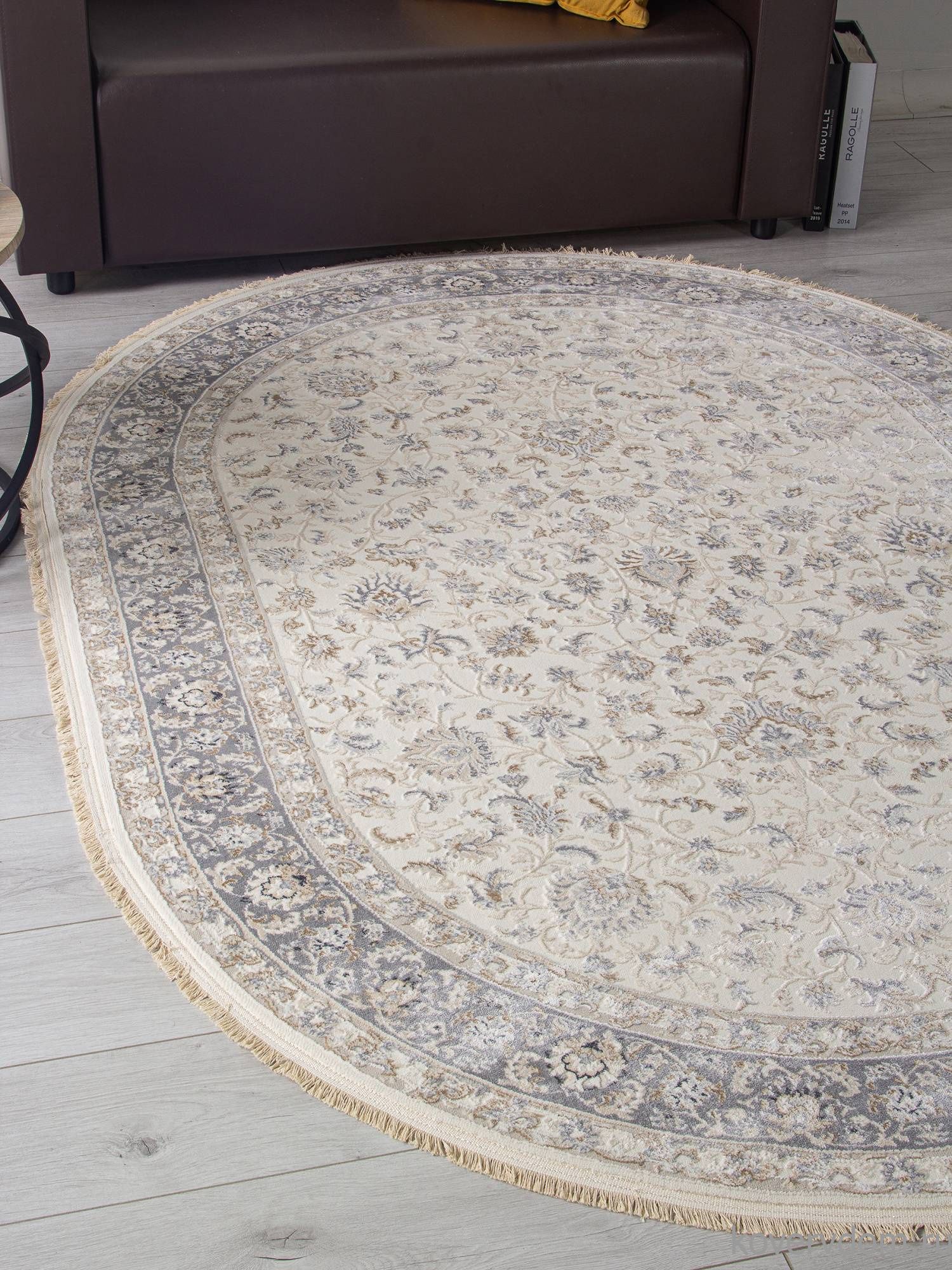 Ковер Jasmine 35831Z CREAM / L.GREY Овал