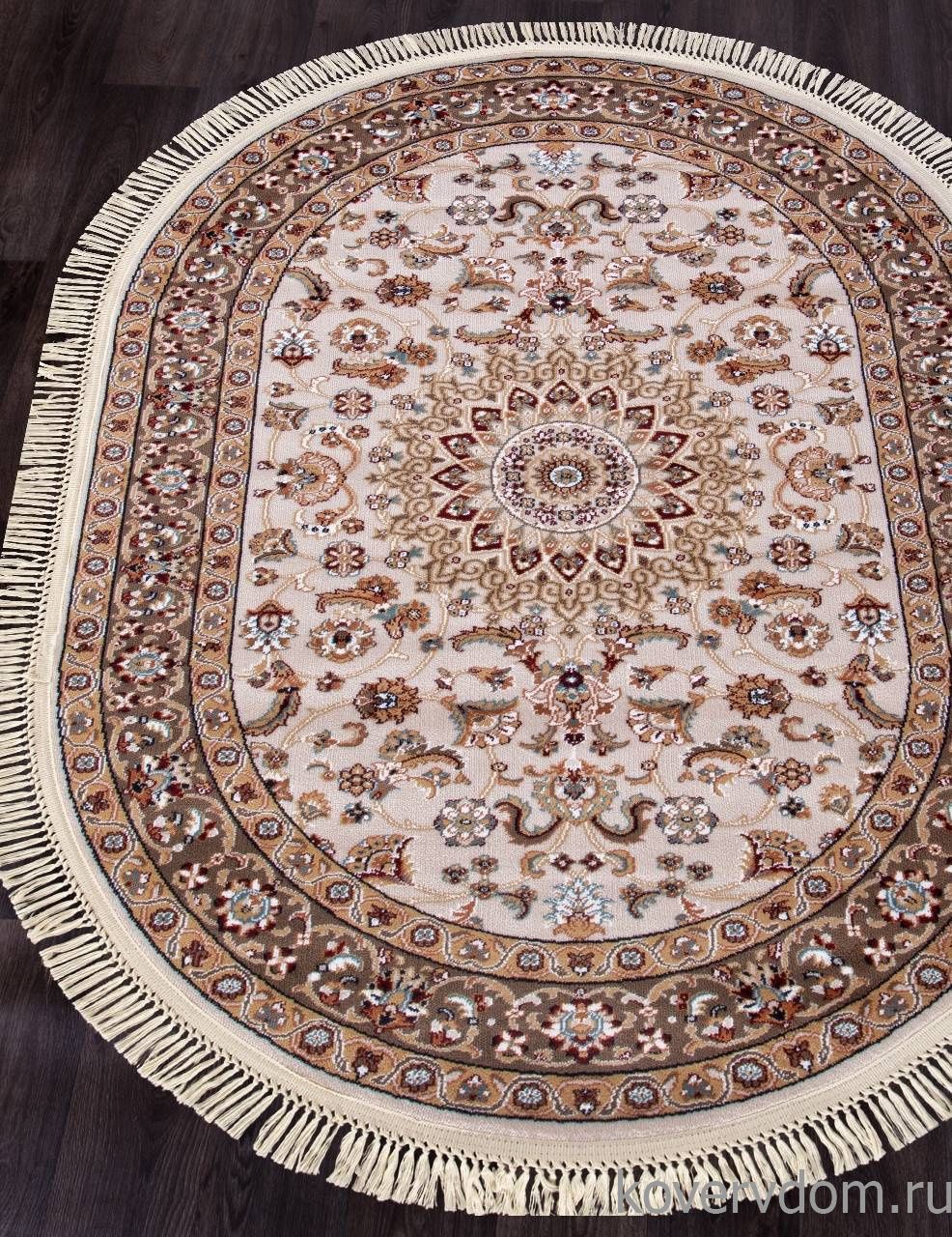 Ковер SHAHREZA d210 CREAM-BROWN Овал