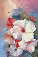 Шерстяной ковер Erdenet Hunnu Цветы 6A2362-165