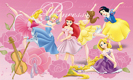 Детский ковер DISNEY D3PR007 pink