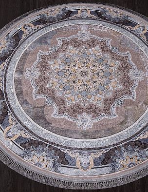 Ковер FARSI 1200 266 LIGHT GRAY Круг