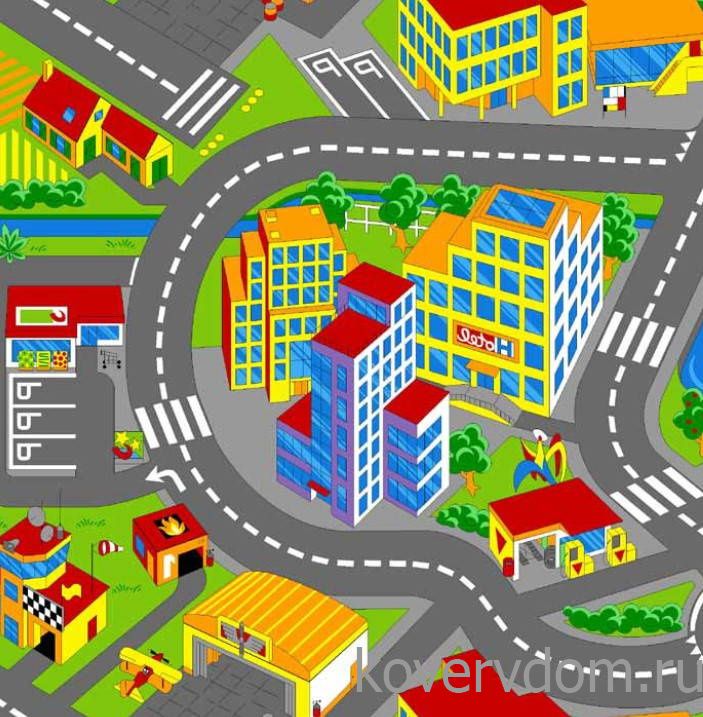 Детский ковер-палас Smart City Детский ковер-палас Smart City
