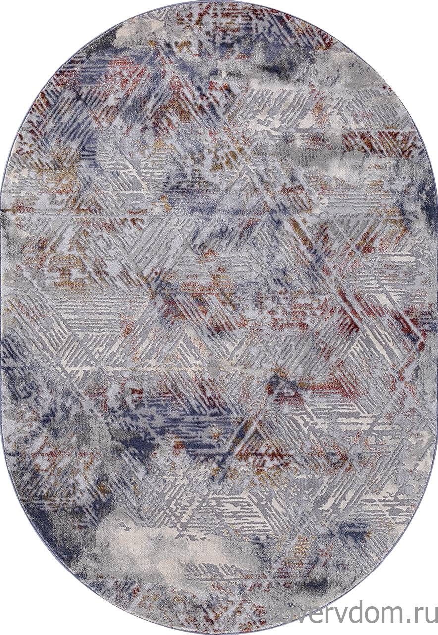 Ковер MARDAN 5040A COKEN D.GREY / BLUE Овал