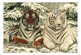 Ковер с рисунком животных Фауна 50548 Тигр