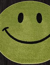 Круглый ковер зеленый SMILE 2 NC19 GREEN Круг