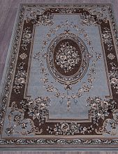 Ковер в классическом стиле SIERRA-A 5444 BLUE-BROWN 2