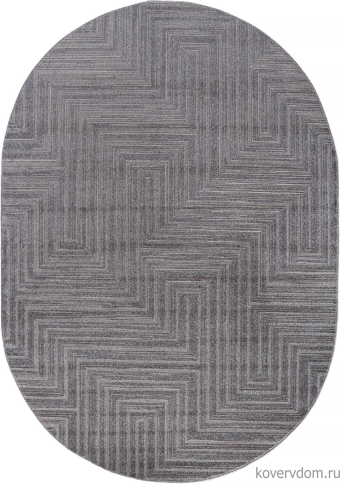 Ковер DIOS F412 LIGHT GRAY Овал Ковер DIOS F412 LIGHT GRAY Овал