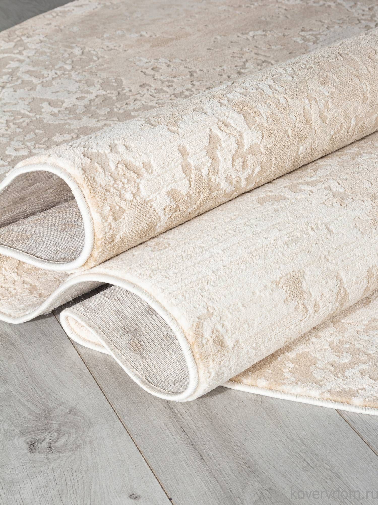 Ковер SIESTA M028A LIGHT BEIGE / BEIGE Овал Ковер SIESTA M028A LIGHT BEIGE / BEIGE Овал