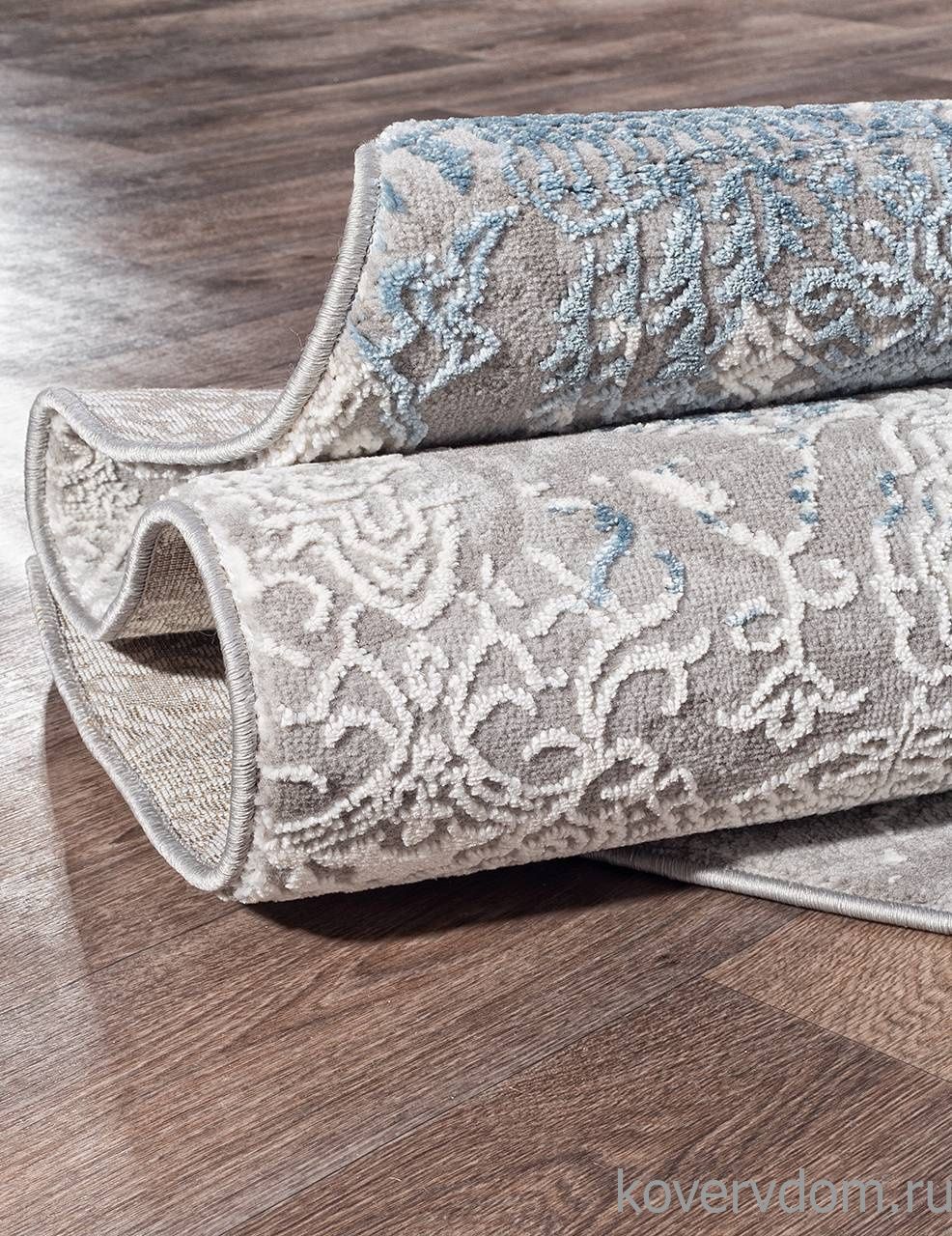 Ковер ARMINA 03851A BLUE / BLUE Овал