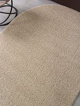 Овальный ковер длинноворсовый MOKKO T600 LIGHT BEIGE Овал