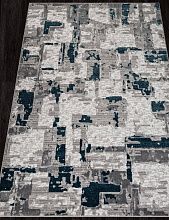 Пушистый ковер PALERMO F288 GRAY