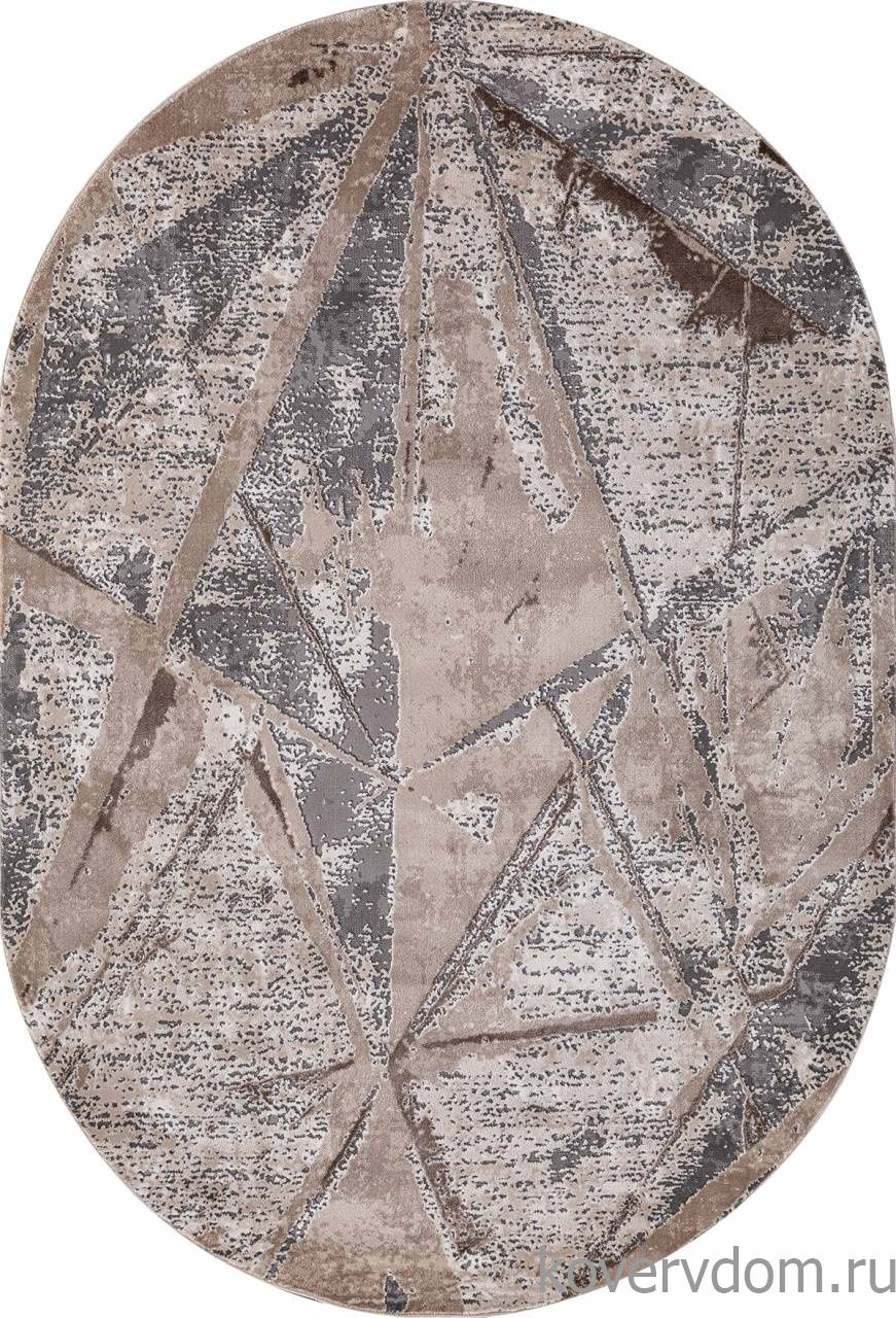 Ковер ARMINA 04022C GREY / BROWN Овал Ковер ARMINA 04022C GREY / BROWN Овал